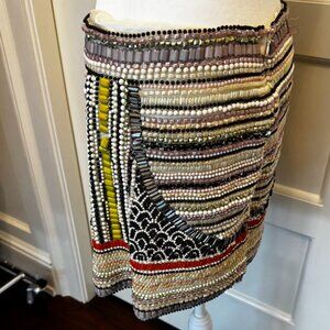 Beaded mini skirt by Zara (Europe)